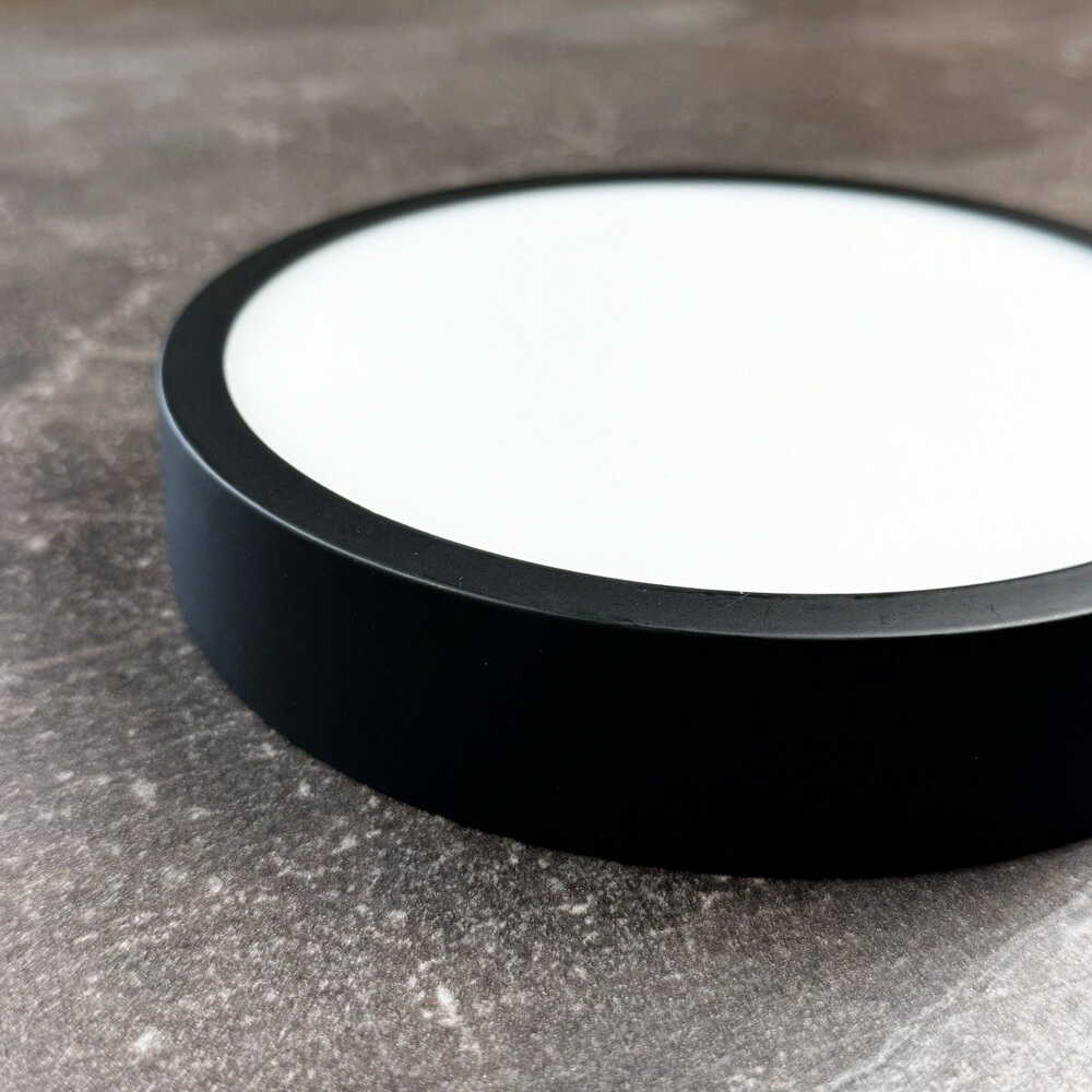 Светильник LED Violux ДББ RODOS круг 18W 5000K IP20 черный ( 330341 )
